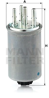 MANN-FILTER Топливный фильтр WK 829/4