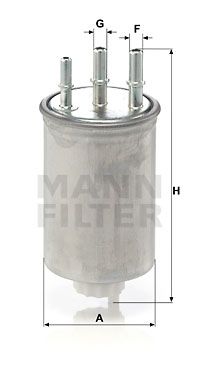 MANN-FILTER Degvielas filtrs WK 829/6