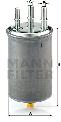 MANN-FILTER Degvielas filtrs WK 829/7