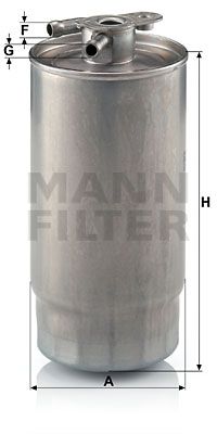 MANN-FILTER Degvielas filtrs WK 841/1