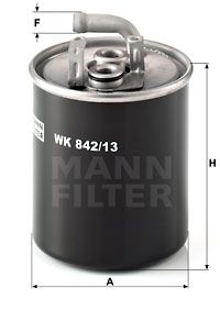 MANN-FILTER Degvielas filtrs WK 842/13