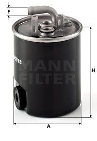 MANN-FILTER Degvielas filtrs WK 842/18