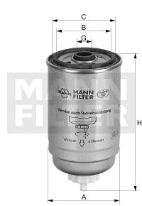 MANN-FILTER Топливный фильтр WK 842/22