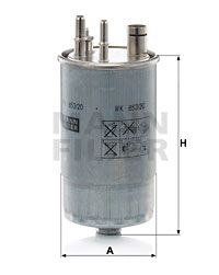 MANN-FILTER Топливный фильтр WK 853/20