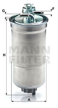 MANN-FILTER Degvielas filtrs WK 853/3 x
