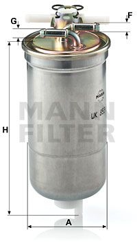 MANN-FILTER Degvielas filtrs WK 853/4