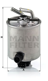 MANN-FILTER Топливный фильтр WK 9011