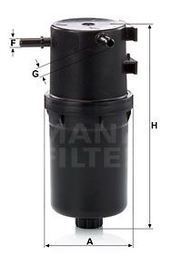 MANN-FILTER Degvielas filtrs WK 9016