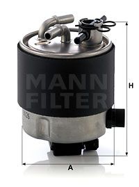 MANN-FILTER Degvielas filtrs WK 9026