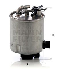 MANN-FILTER Топливный фильтр WK 9027