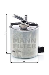 MANN-FILTER Топливный фильтр WK 9043