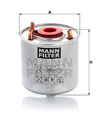 MANN-FILTER Degvielas filtrs WK 9046 z