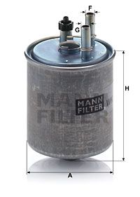 MANN-FILTER Degvielas filtrs WK 918/2 x