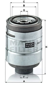 MANN-FILTER Degvielas filtrs WK 918 x