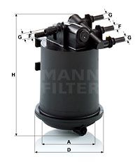MANN-FILTER Degvielas filtrs WK 939/1