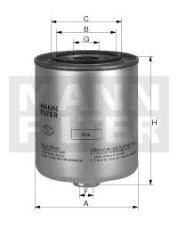 MANN-FILTER Топливный фильтр WK 940/6