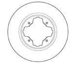 MAPCO Bremžu diski 15522