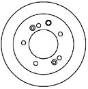 MAPCO Bremžu diski 15578