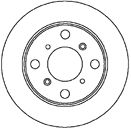 MAPCO Bremžu diski 15619