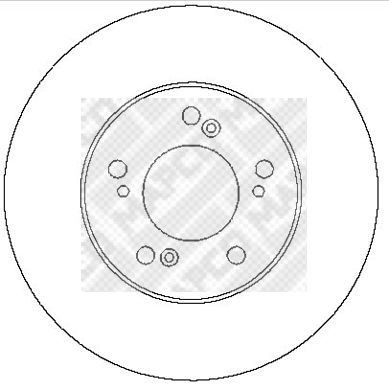 MAPCO Bremžu diski 15625