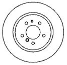 MAPCO Тормозной диск 15653