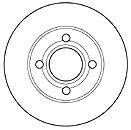 MAPCO Тормозной диск 15862