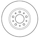 MAPCO Тормозной диск 15961