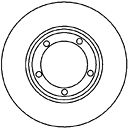 MAPCO Тормозной диск 45542