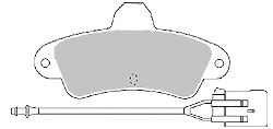 MAPCO Комплект тормозных колодок, дисковый тормоз 6392