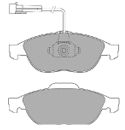 MAPCO Комплект тормозных колодок, дисковый тормоз 6470