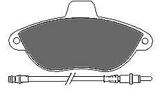 MAPCO Комплект тормозных колодок, дисковый тормоз 6475