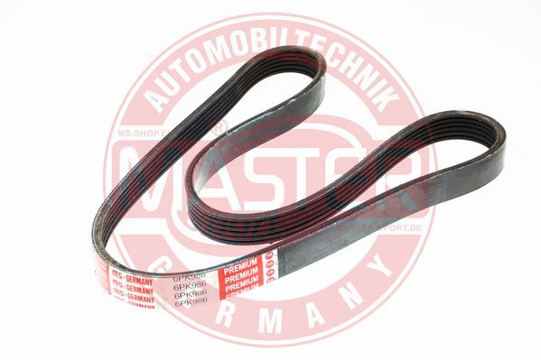 MASTER-SPORT Ķīļrievu siksna 6PK986-PCS-MS