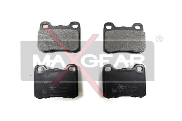 MAXGEAR Комплект тормозных колодок, дисковый тормоз 19-0403