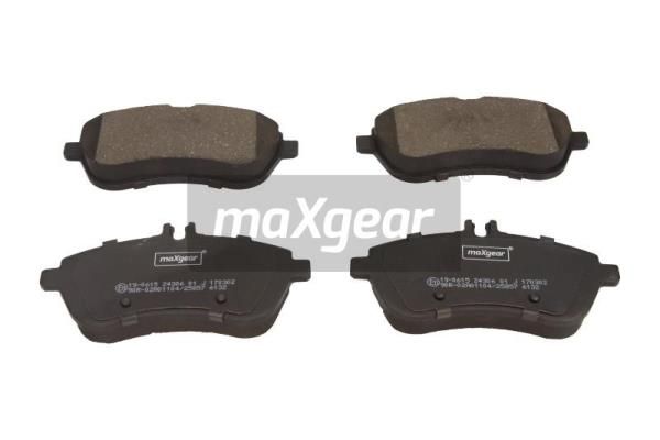 MAXGEAR Комплект тормозных колодок, дисковый тормоз 19-0615