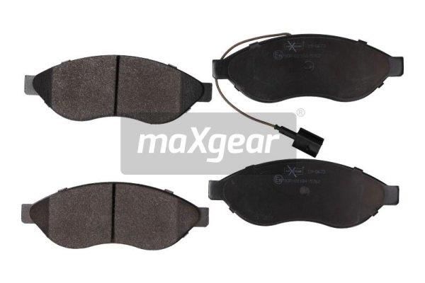 MAXGEAR Комплект тормозных колодок, дисковый тормоз 19-0673