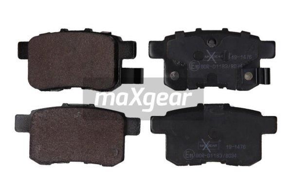 MAXGEAR Комплект тормозных колодок, дисковый тормоз 19-1476