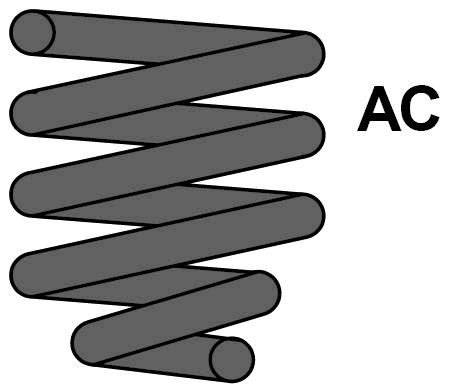 MAXTRAC Balstiekārtas atspere MC0024