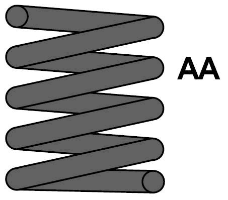 MAXTRAC Balstiekārtas atspere MC0048