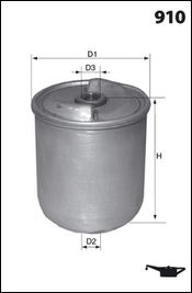 MECAFILTER Масляный фильтр EHC8501