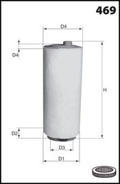 MECAFILTER Воздушный фильтр EL3816