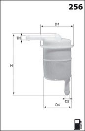 MECAFILTER Degvielas filtrs ELE3578