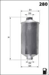 MECAFILTER Degvielas filtrs ELE6109