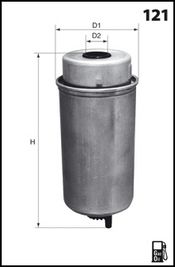 MECAFILTER Топливный фильтр ELG5287
