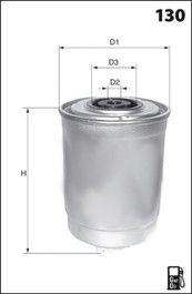 MECAFILTER Топливный фильтр ELG5441