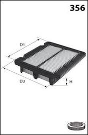 MECAFILTER Gaisa filtrs ELP9265