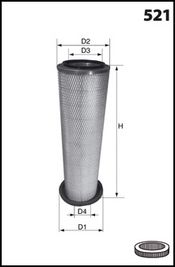 MECAFILTER Gaisa filtrs FA3507