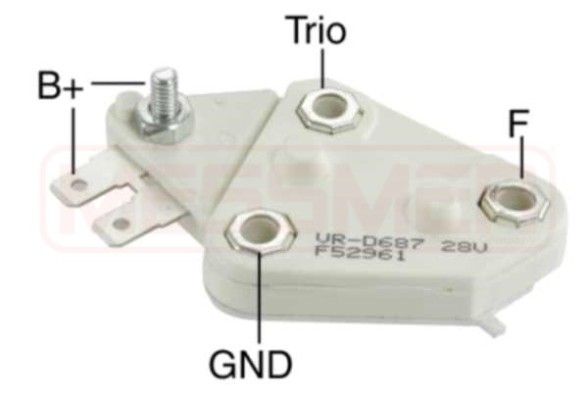 MESSMER Ģeneratora sprieguma regulators 215099