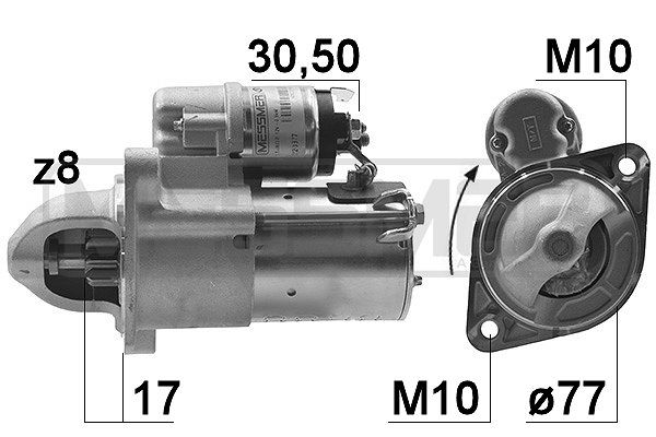 MESSMER Starteris 220377