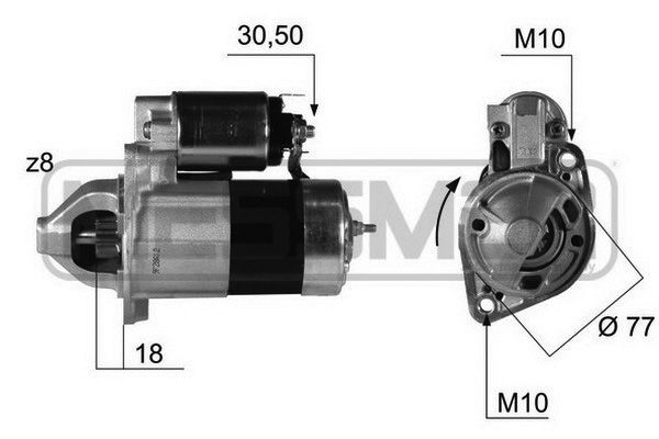 MESSMER Starteris 220381