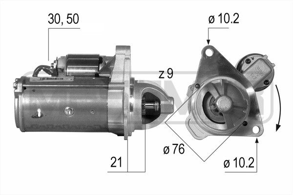 MESSMER Starteris 220540